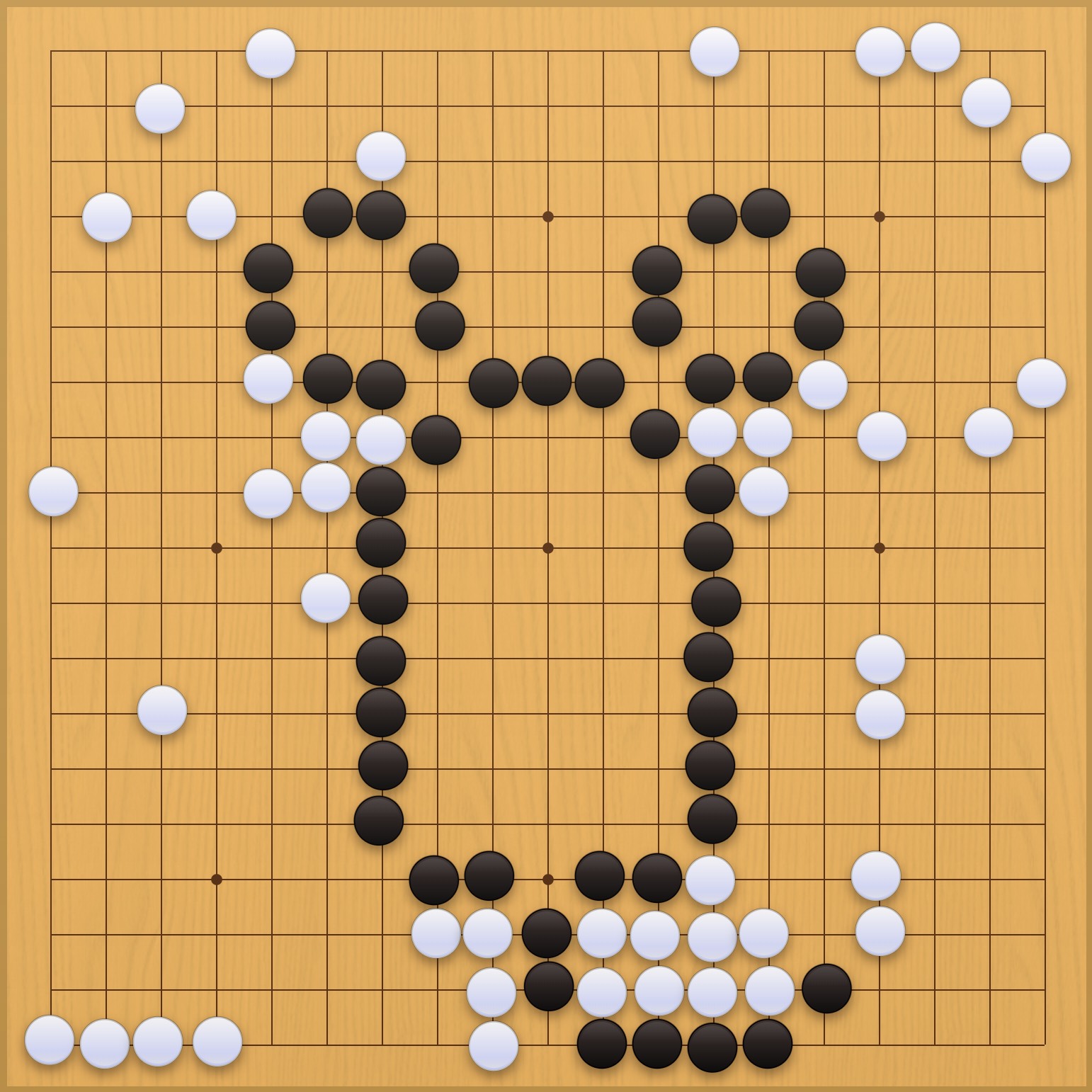 囲碁学習 珍瓏問題①