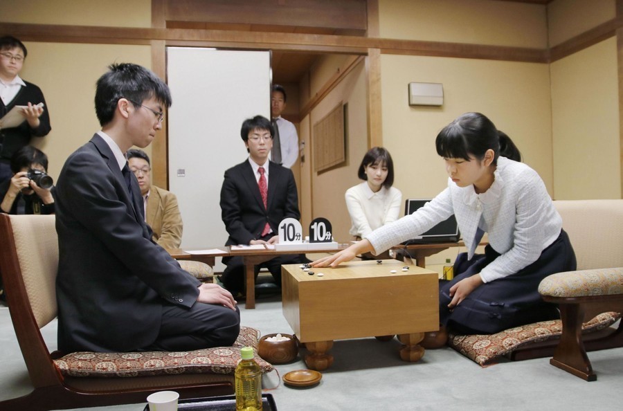 12歳上野初段、芝野七段に敗北