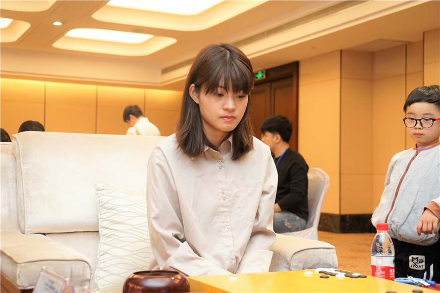 第8回天台山体彩杯世界女子囲碁団体戦 1日目