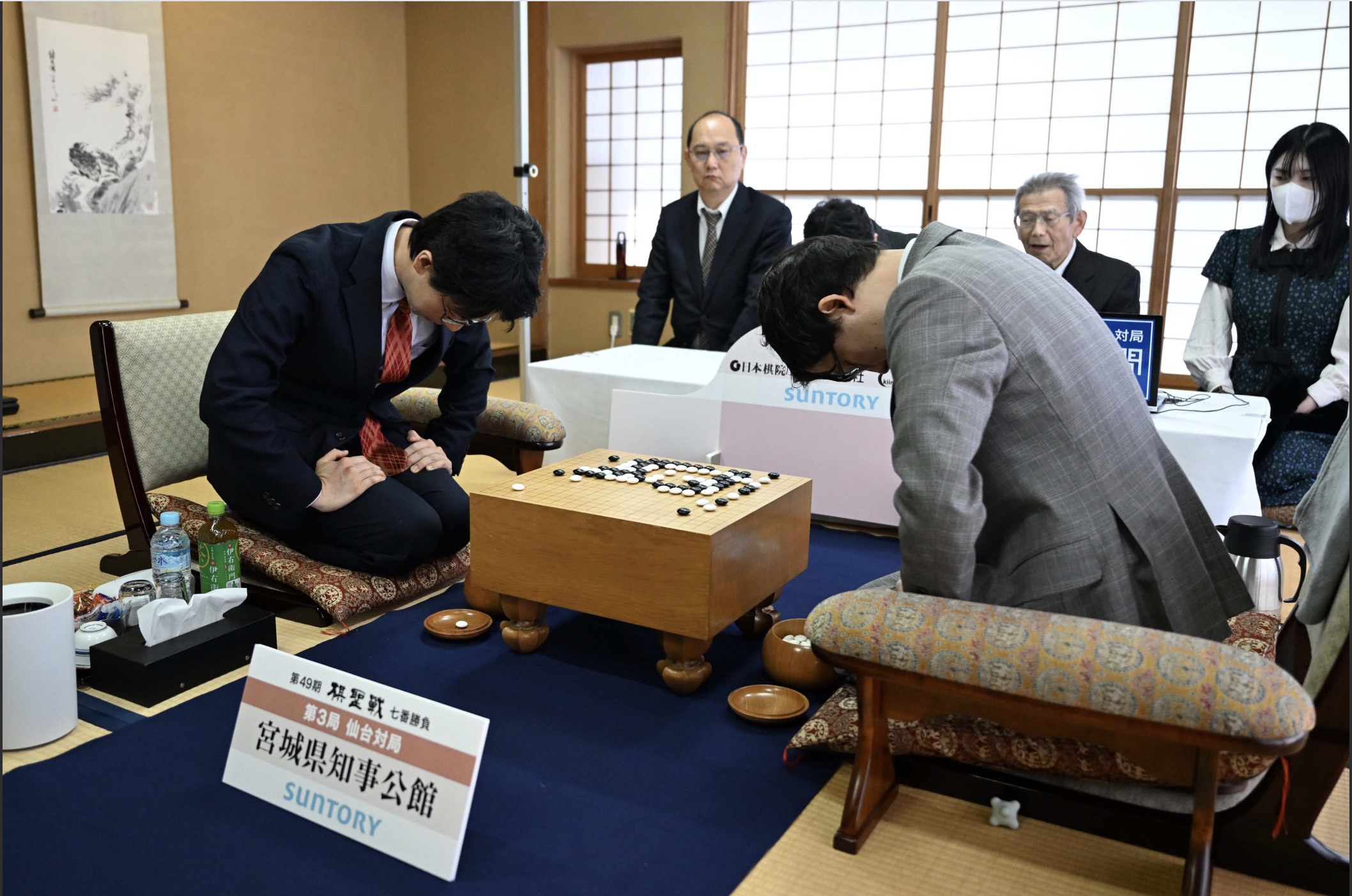 第49期棋聖戦七番勝負第3局 2日目の流れ