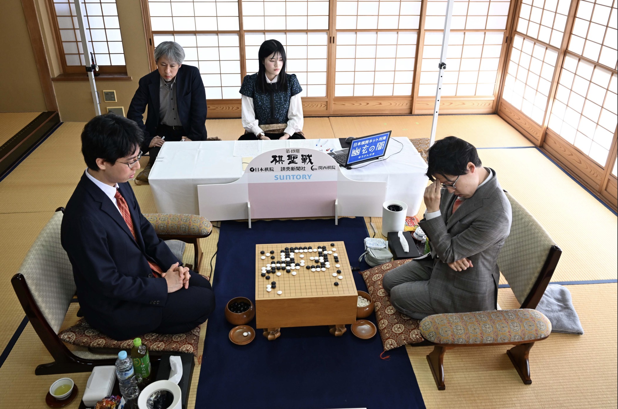 第49期棋聖戦七番勝負第3局 2日目の流れ