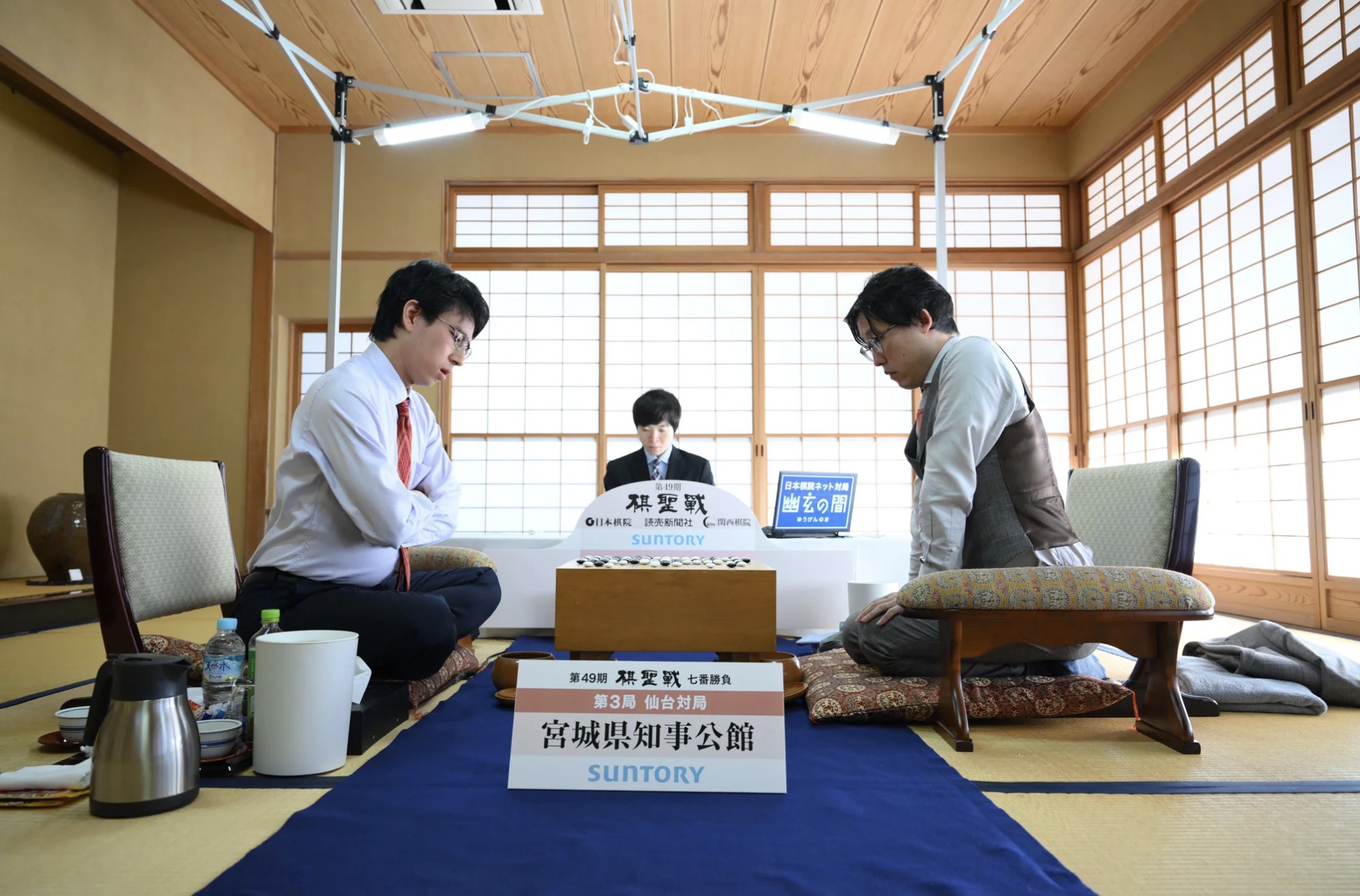 第49期棋聖戦七番勝負第3局 2日目の流れ