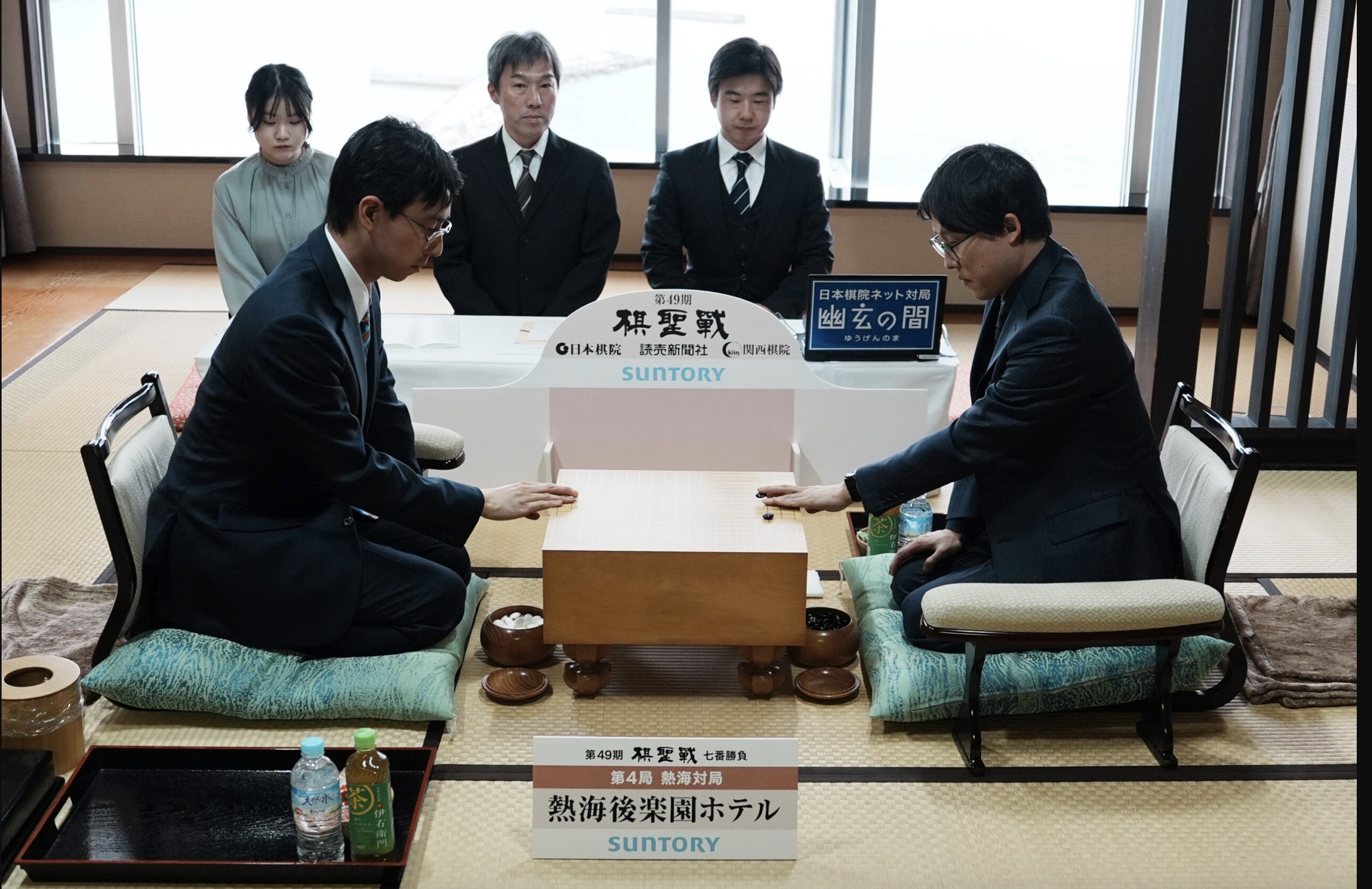 第49期棋聖戦七番勝負第4局 対局室検分と前夜祭