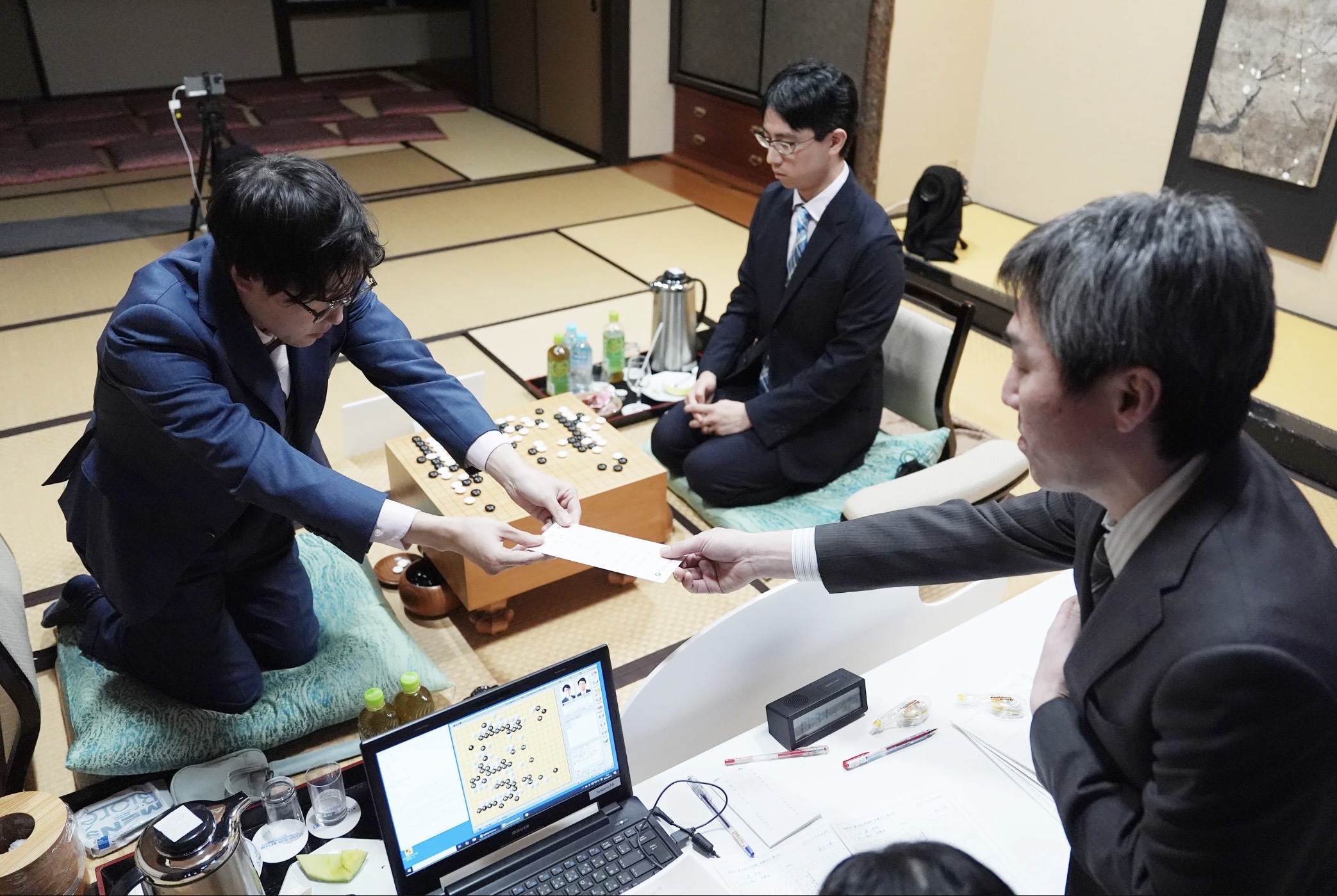 第49期棋聖戦七番勝負第4局 1日目の流れ