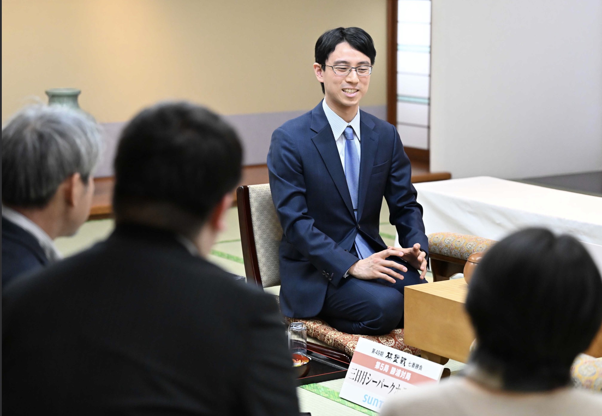 第49期棋聖戦七番勝負第5局 対局室検分と前夜祭