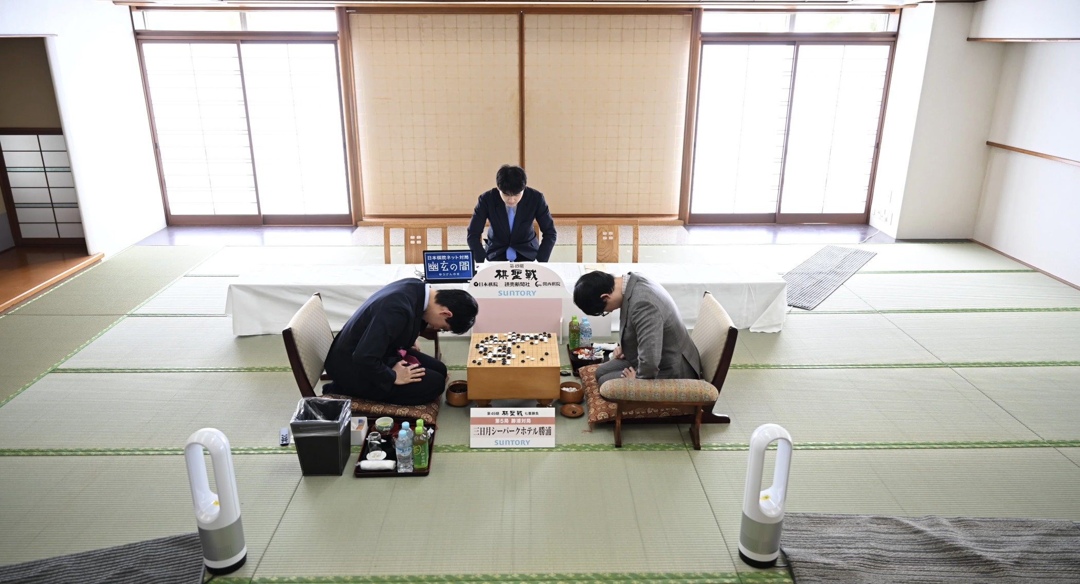 第49期棋聖戦七番勝負第5局 2日目の流れ