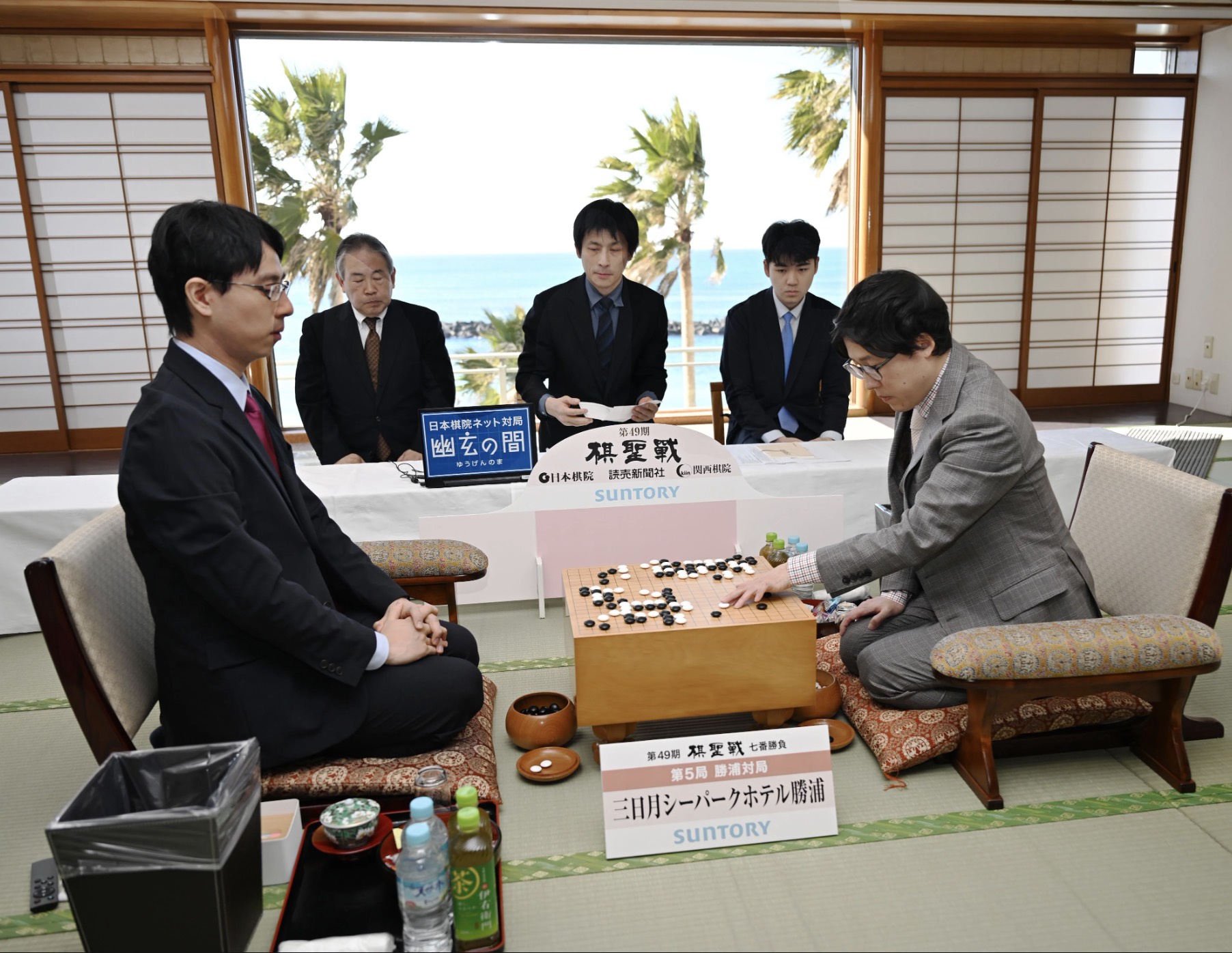 第49期棋聖戦七番勝負第5局 2日目の流れ