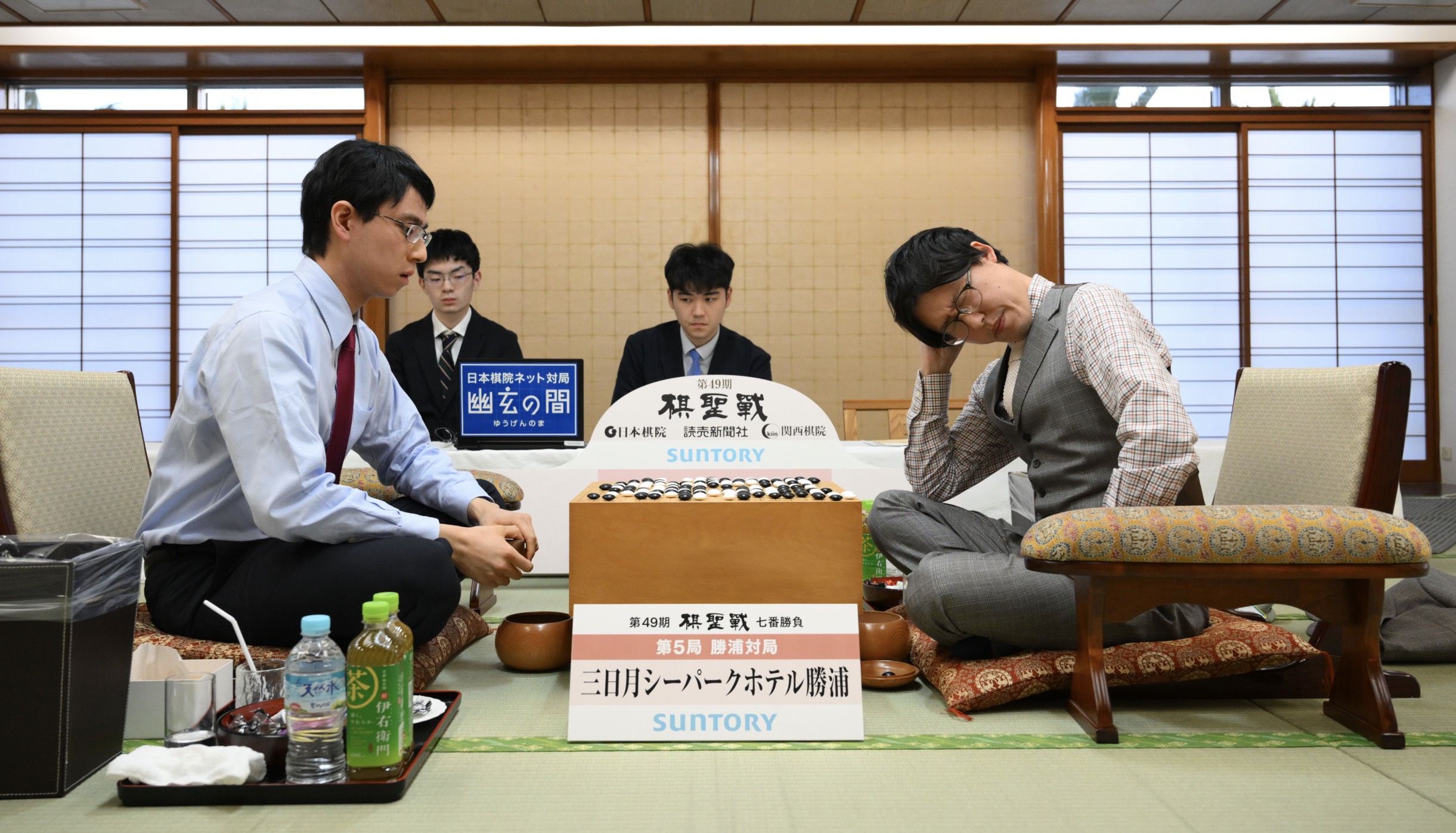 第49期棋聖戦七番勝負第5局 2日目の流れ