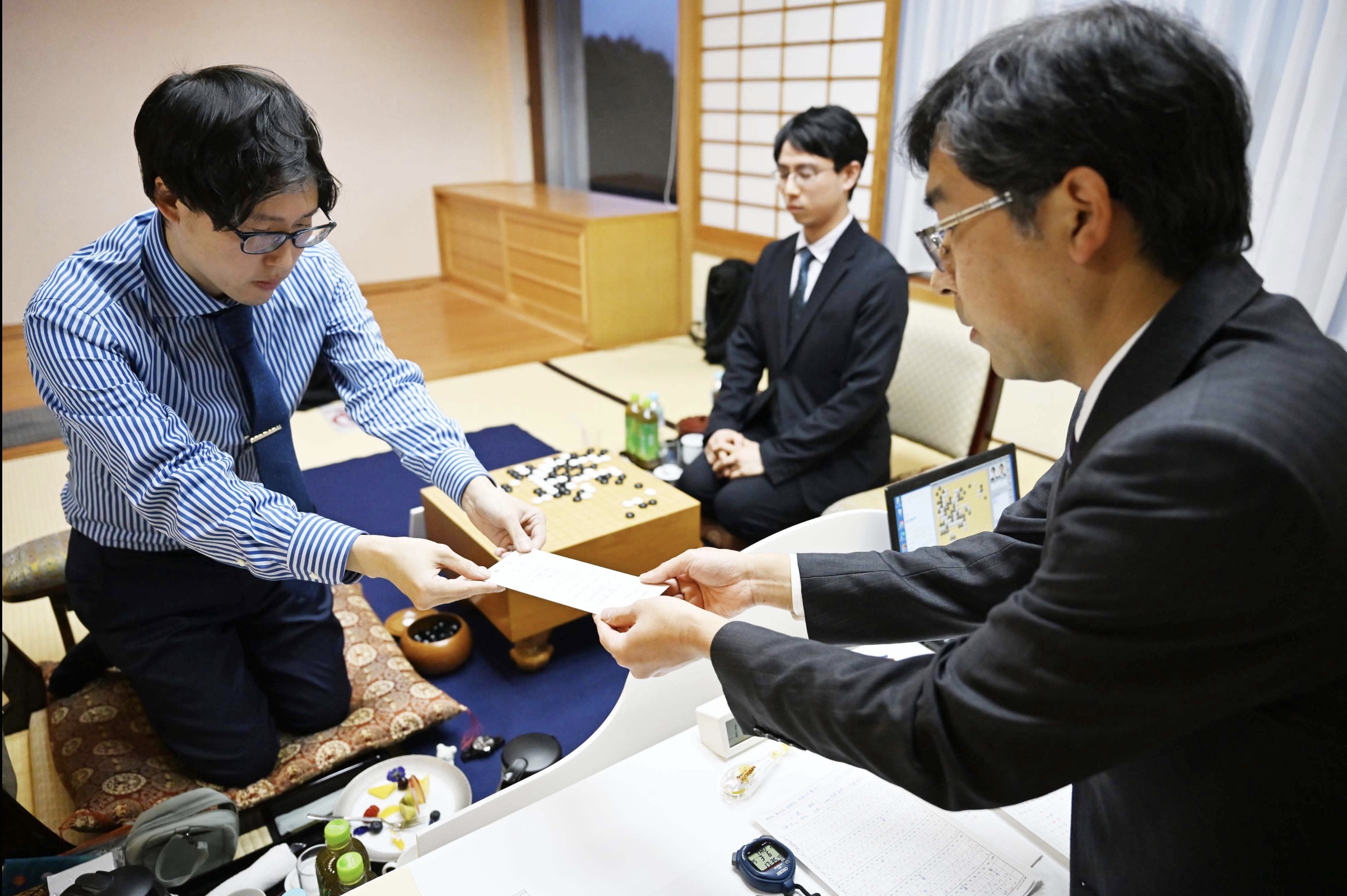 第49期棋聖戦七番勝負第6局 1日目の流れ