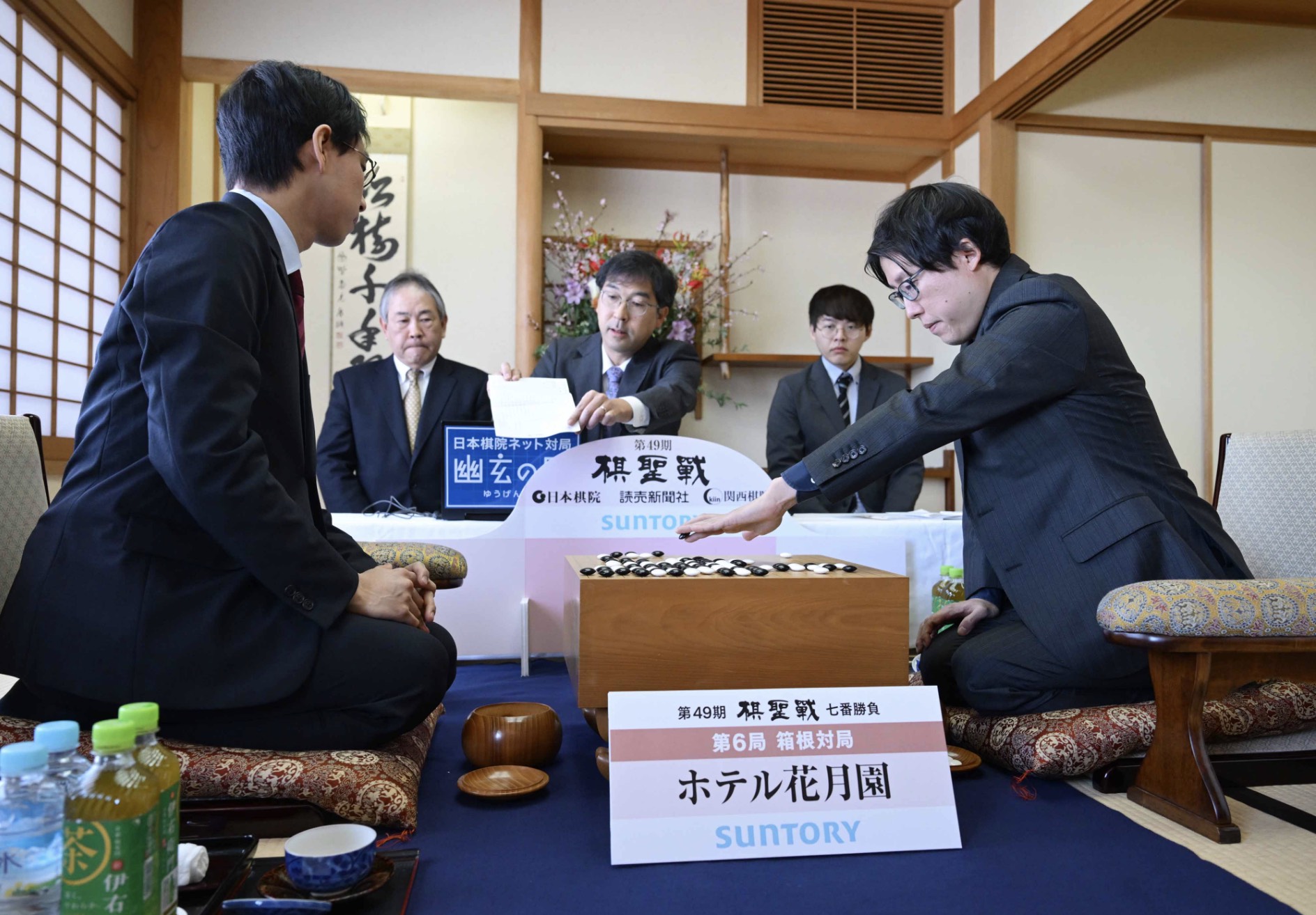 第49期棋聖戦七番勝負第6局 2日目の流れ