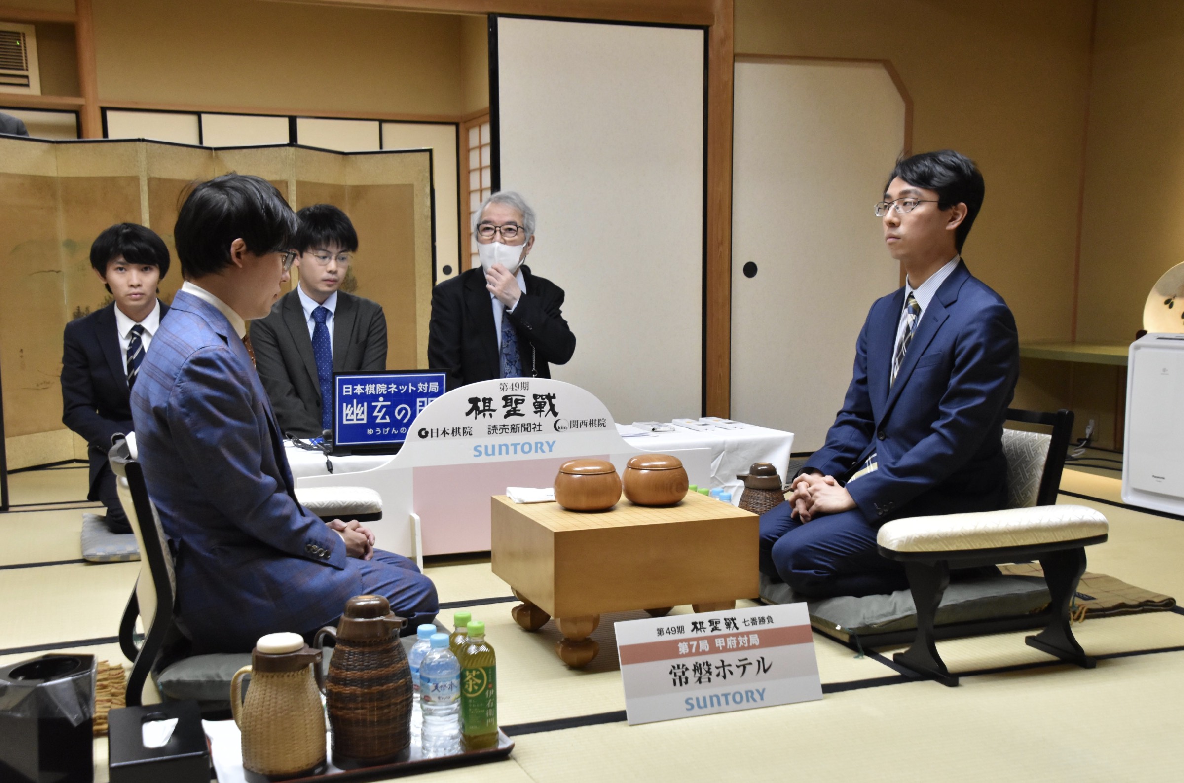 第49期棋聖戦七番勝負最終局 対局室検分と前夜祭