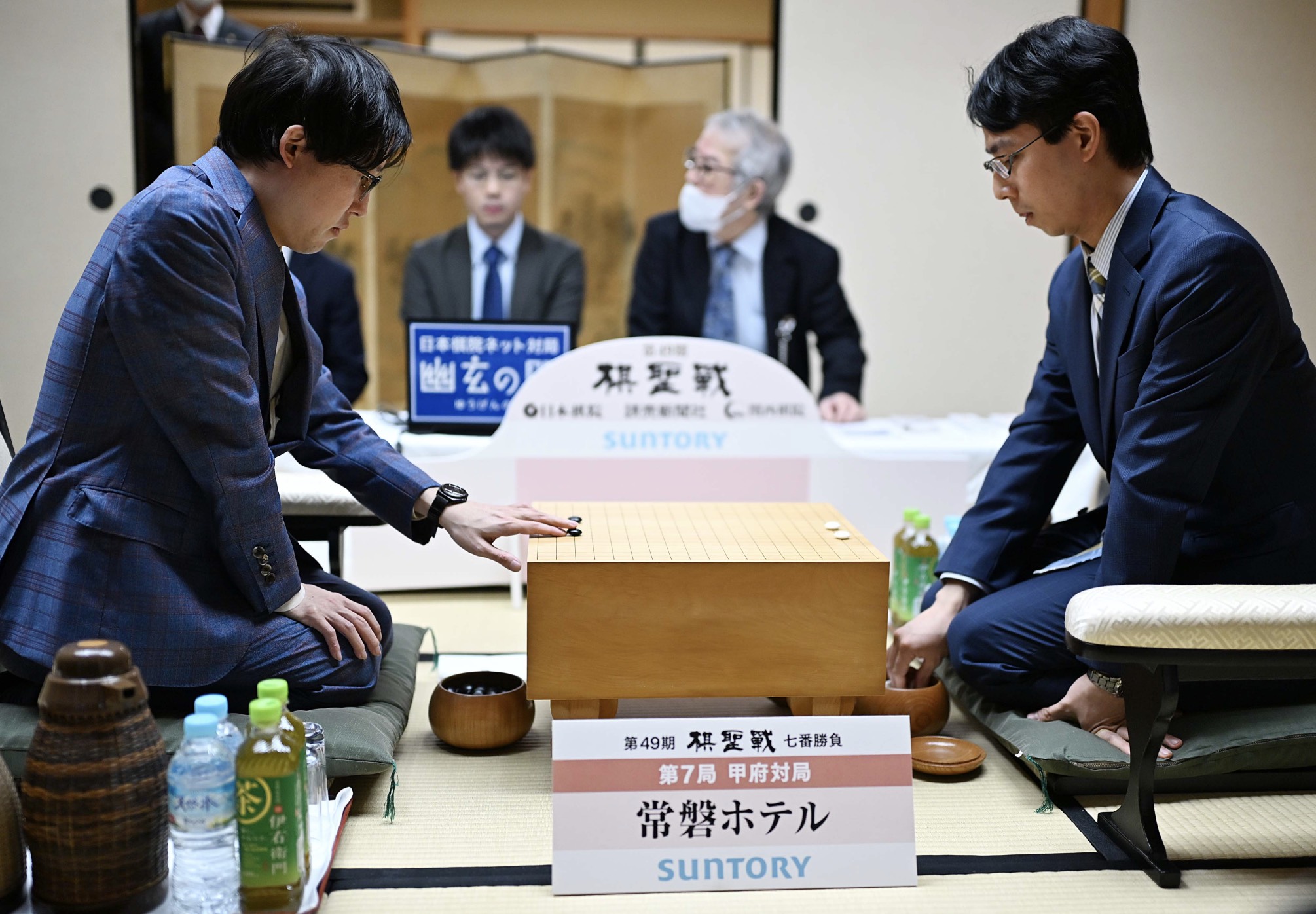 第49期棋聖戦七番勝負最終局 対局室検分と前夜祭