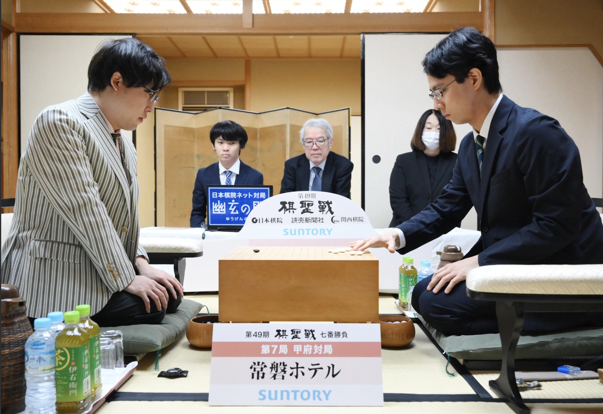 第49期棋聖戦七番勝負最終局 1日目の流れ