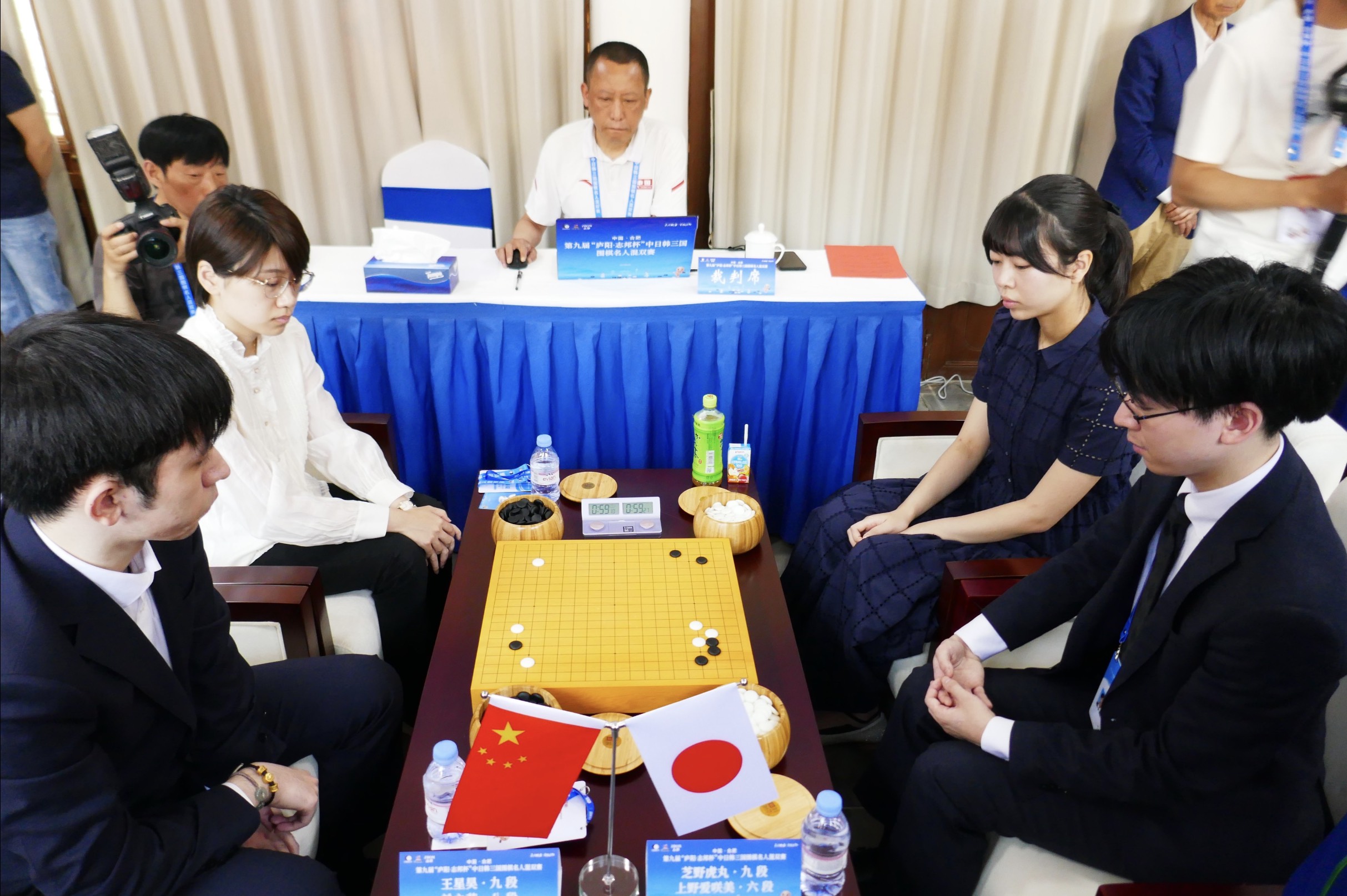 芝野・上野ペア 勝利