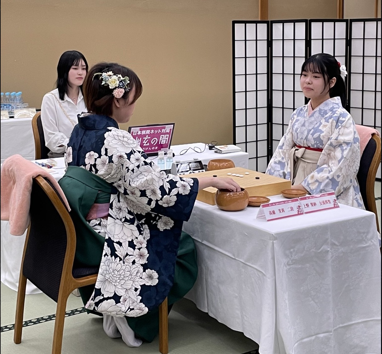 第12期会津中央病院・女流立葵杯、前夜祭 勝負の舞台・会津へ