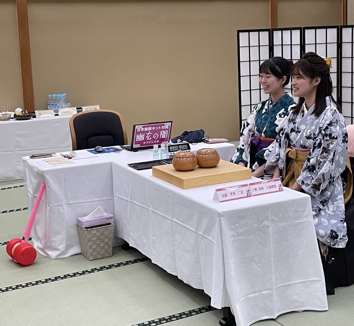 第12期会津中央病院・女流立葵杯、前夜祭 勝負の舞台・会津へ