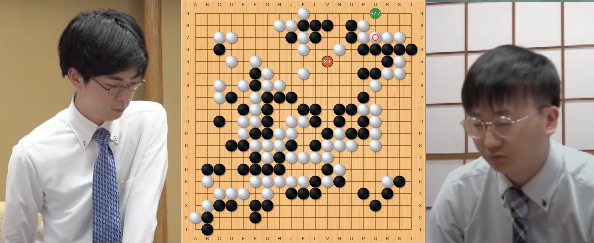 棋譜解説 【第50期碁聖戦挑戦者決定戦】(黒)大竹優七段 対 芝野虎丸十段(白)