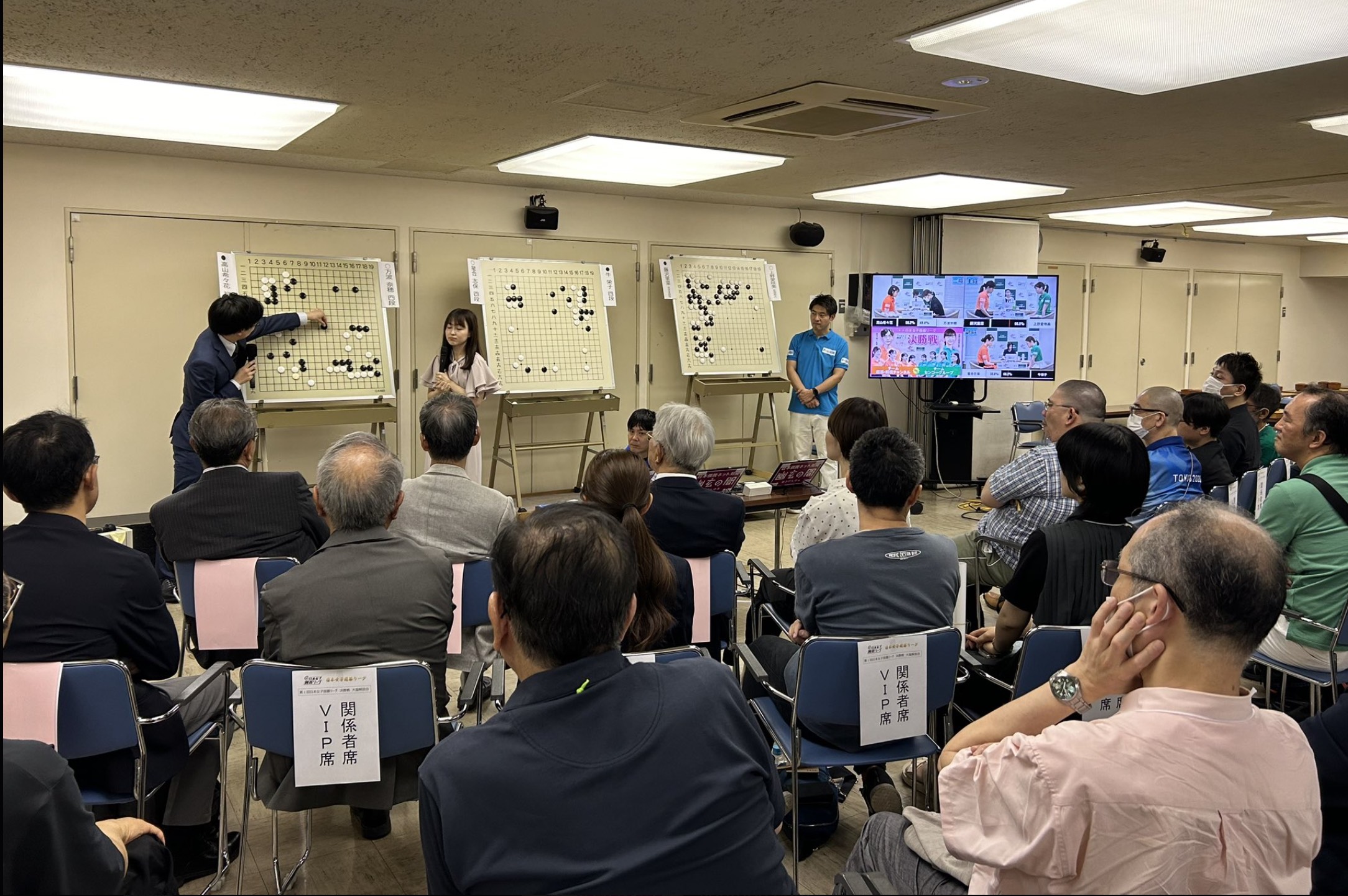 第1回日本女子囲碁リーグ 囲碁・将棋チャンネル、初代王者
