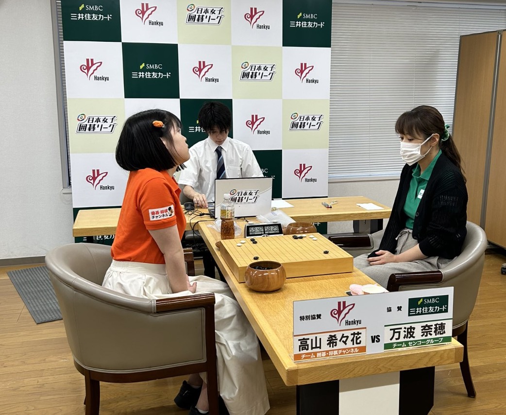 第1回日本女子囲碁リーグ 囲碁・将棋チャンネル、初代王者