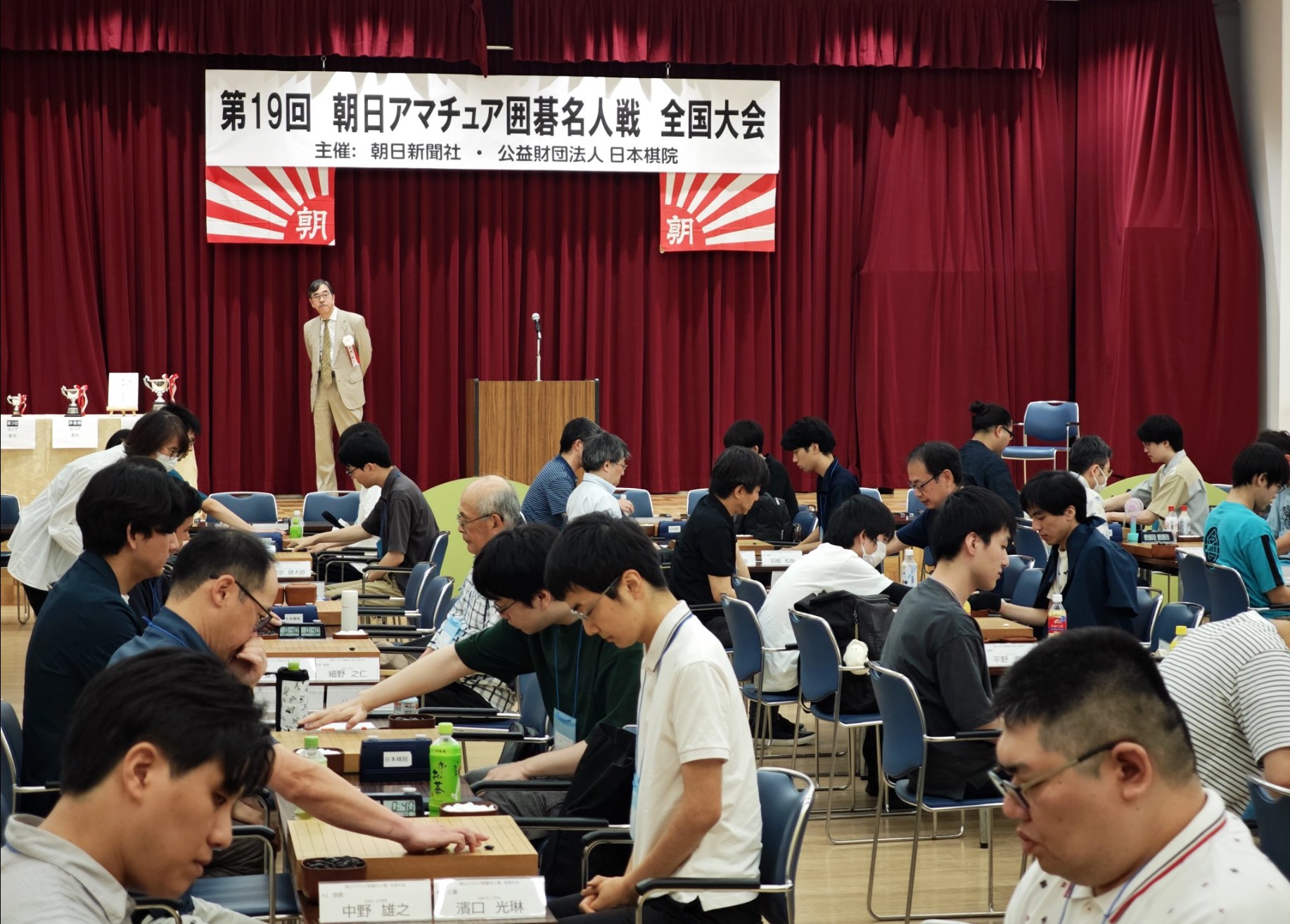 第19回朝日アマ名人戦全国大会、熱戦スタート ベスト8が出揃う、7月6日に挑戦者が決定
