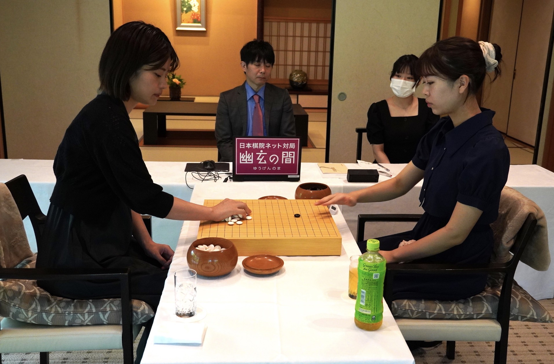 第10回扇興杯準決勝 藤沢と上野(妹)が決勝進出