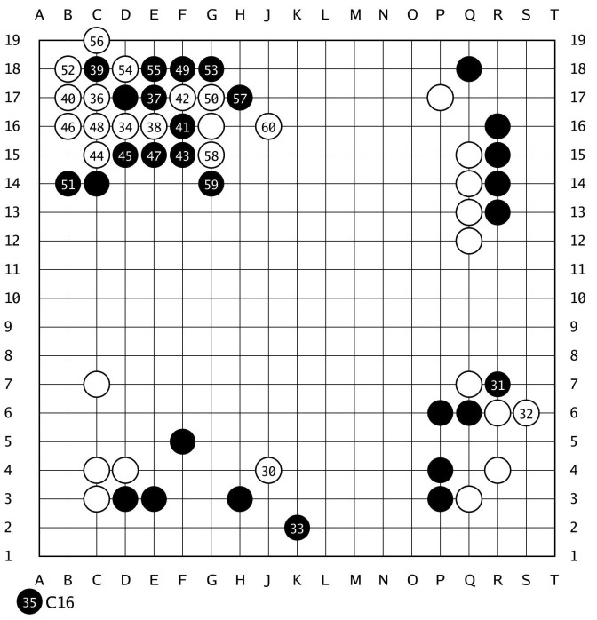 棋譜解説 【第50期名人戦リーグ】(黒)井山裕太王座 対 余正麒八段(白)