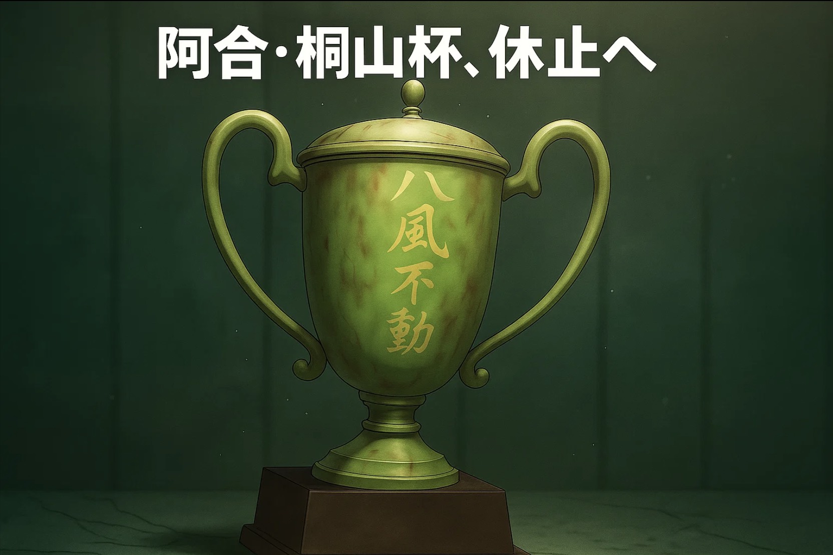 阿含・桐山杯、今期限りで休止へ