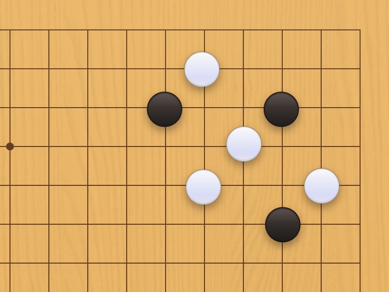 囲碁学習 両にらみの手筋①