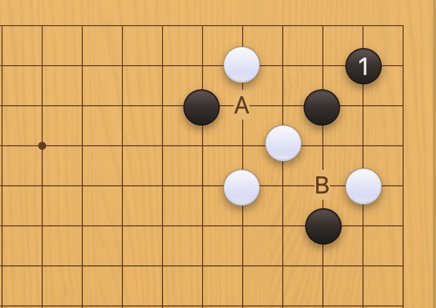 囲碁学習 両にらみの手筋①
