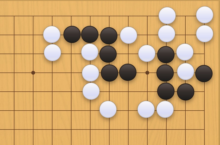 囲碁学習 両にらみの手筋②