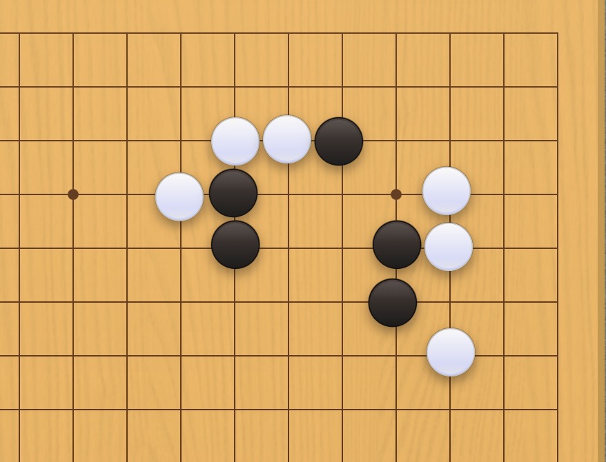 囲碁学習 両にらみの手筋③