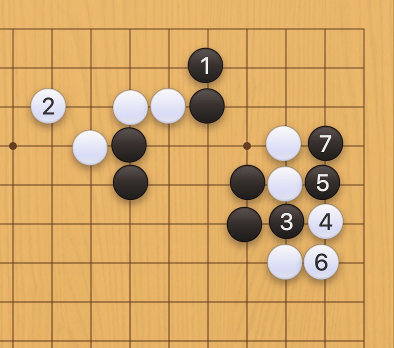 囲碁学習 両にらみの手筋③