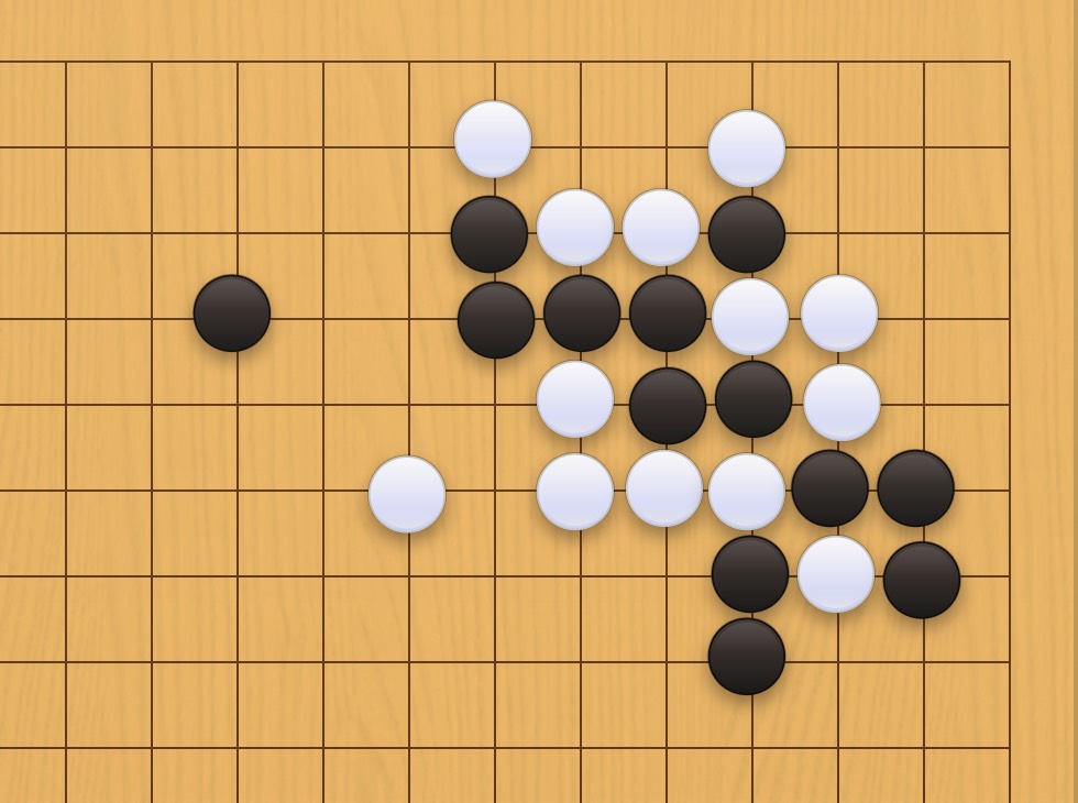 囲碁学習 両にらみの手筋⑤