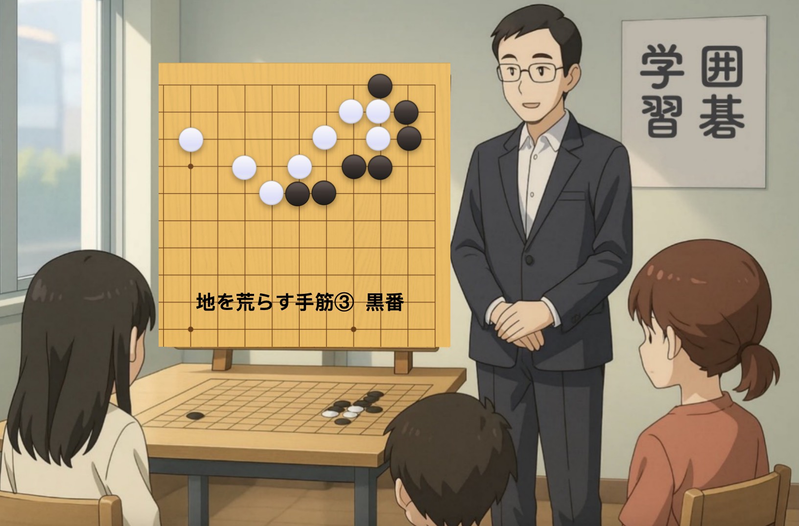 地を荒らす手筋③