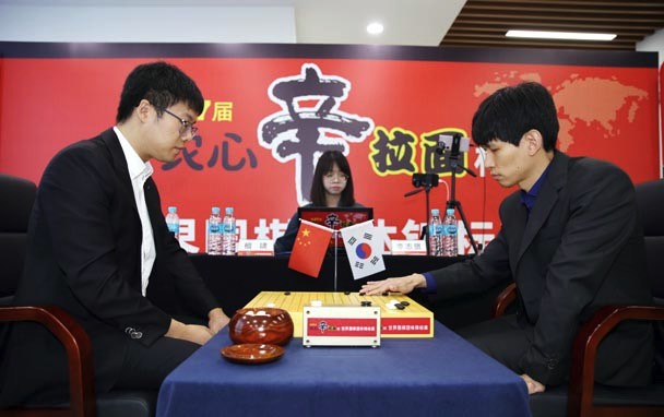 第27回農心辛ラーメン杯第3戦 中国の檀嘯九段が勝利、次戦は許家元九段が登場