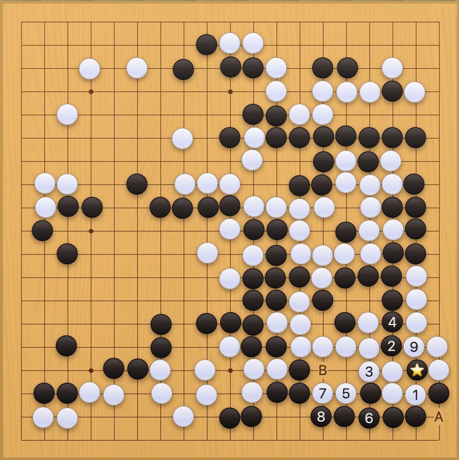 囲碁学習 実戦から学ぶプロの一手