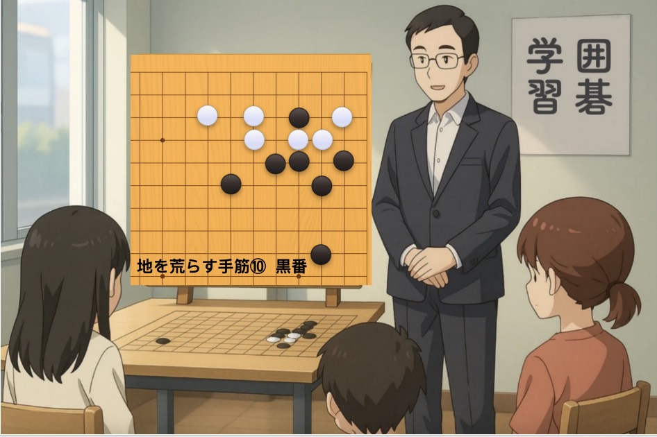 地を荒らす手筋⑩