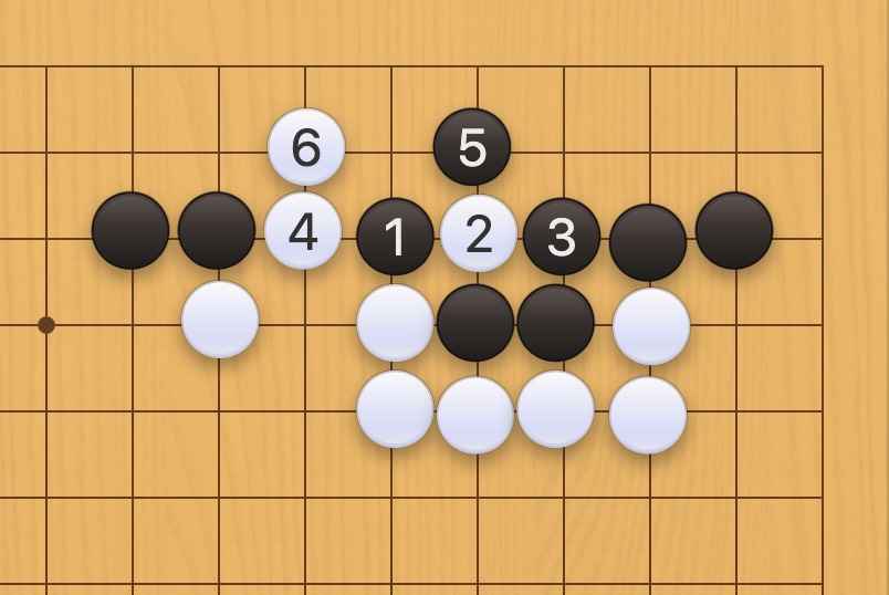 囲碁学習 連絡する手筋①