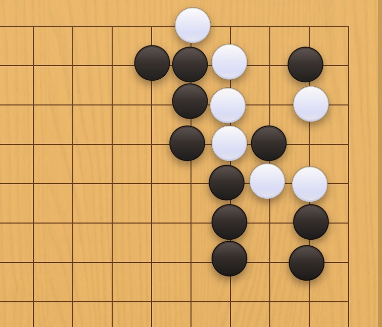 囲碁学習 連絡する手筋④