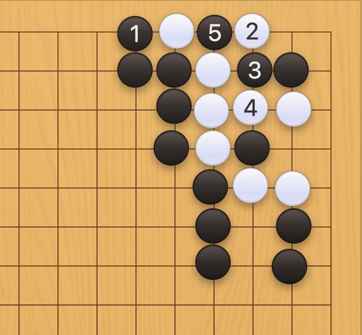 囲碁学習 連絡する手筋④