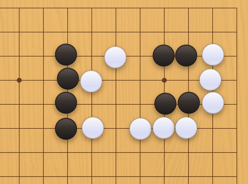 囲碁学習 連絡する手筋⑥