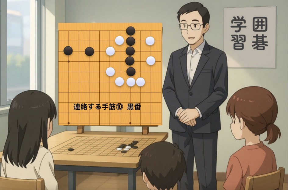 連絡する手筋⑩