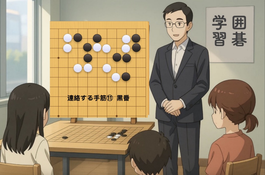 連絡する手筋⑪