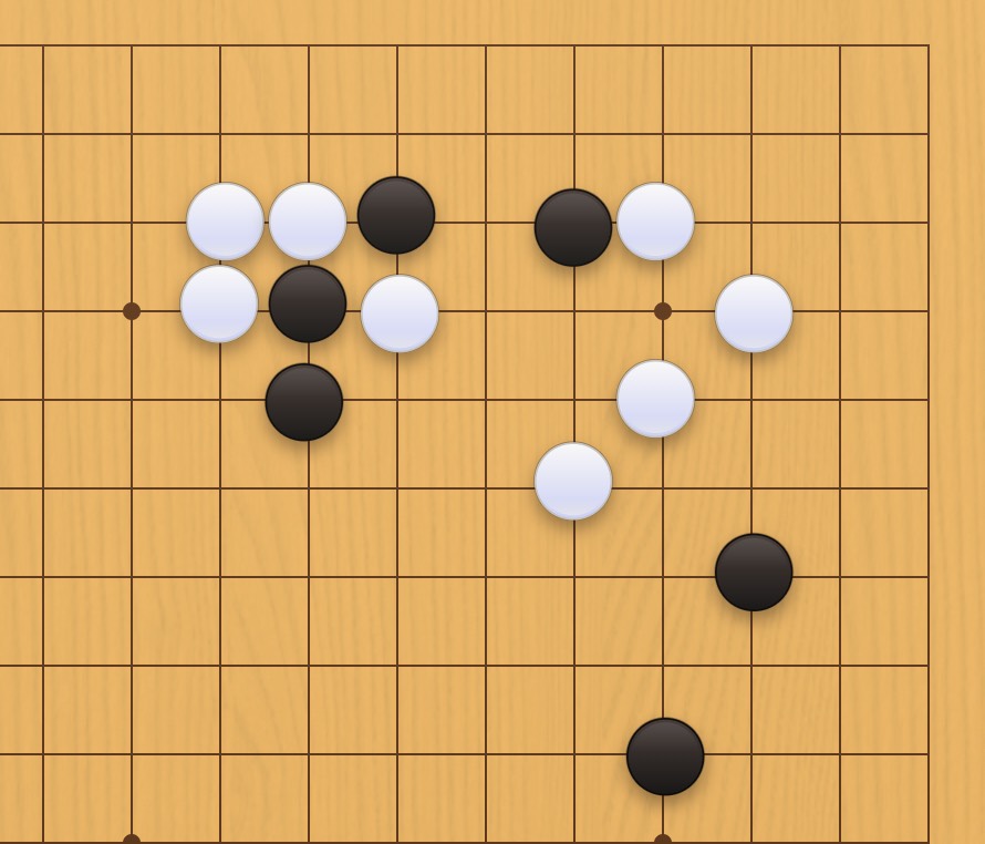 囲碁学習 形を整える手筋①