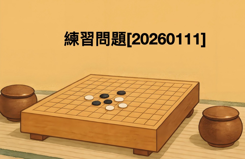 囲碁学習 練習問題[20260111]