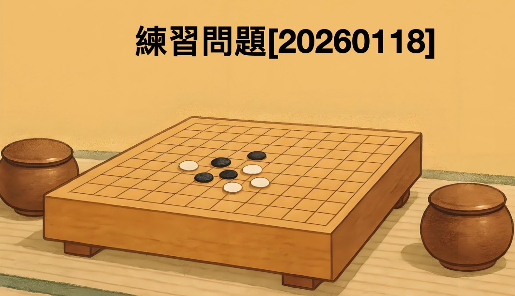 囲碁学習 練習問題[20260118]