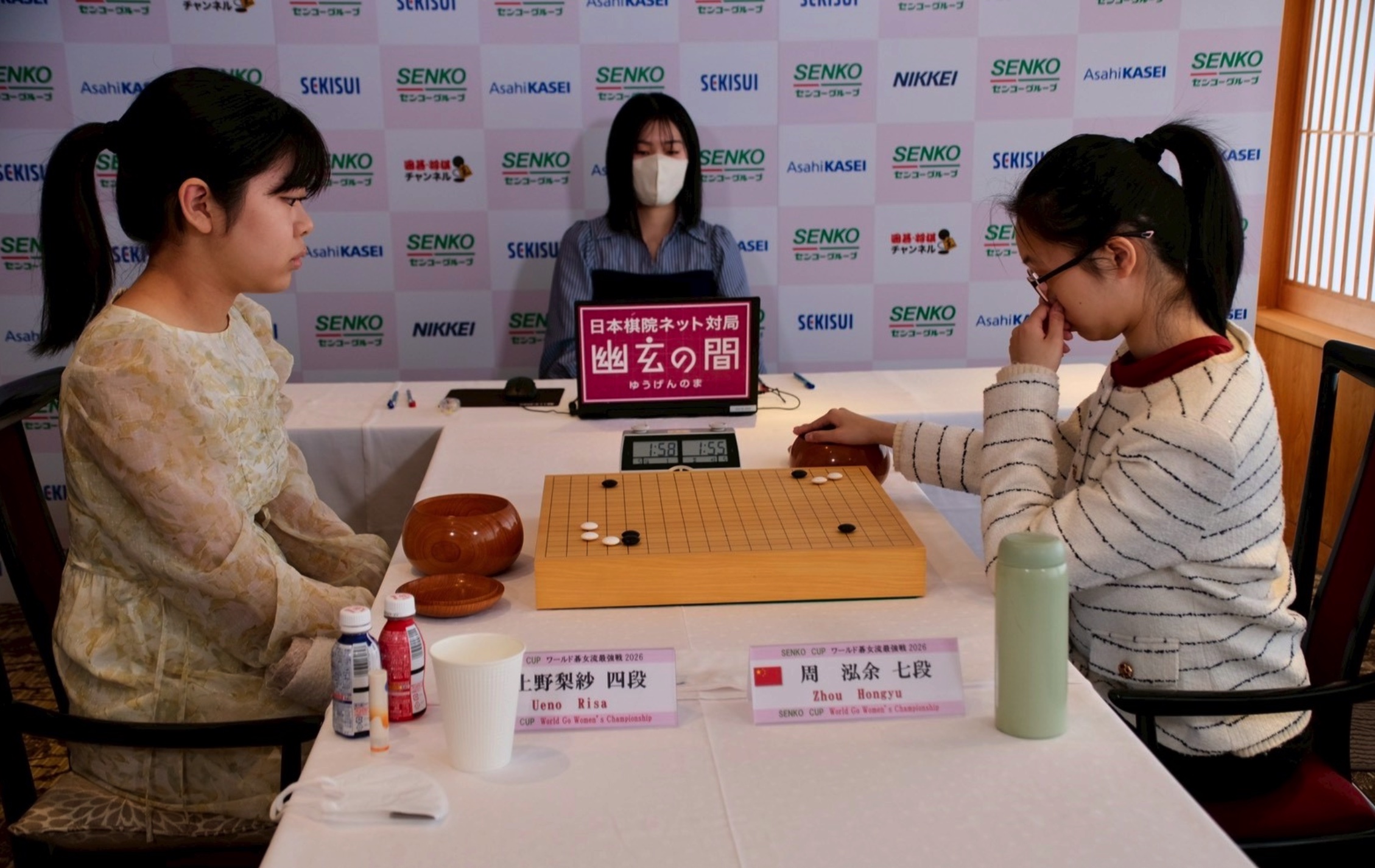 藤沢里菜七段・上野愛咲美六段が準決勝へ