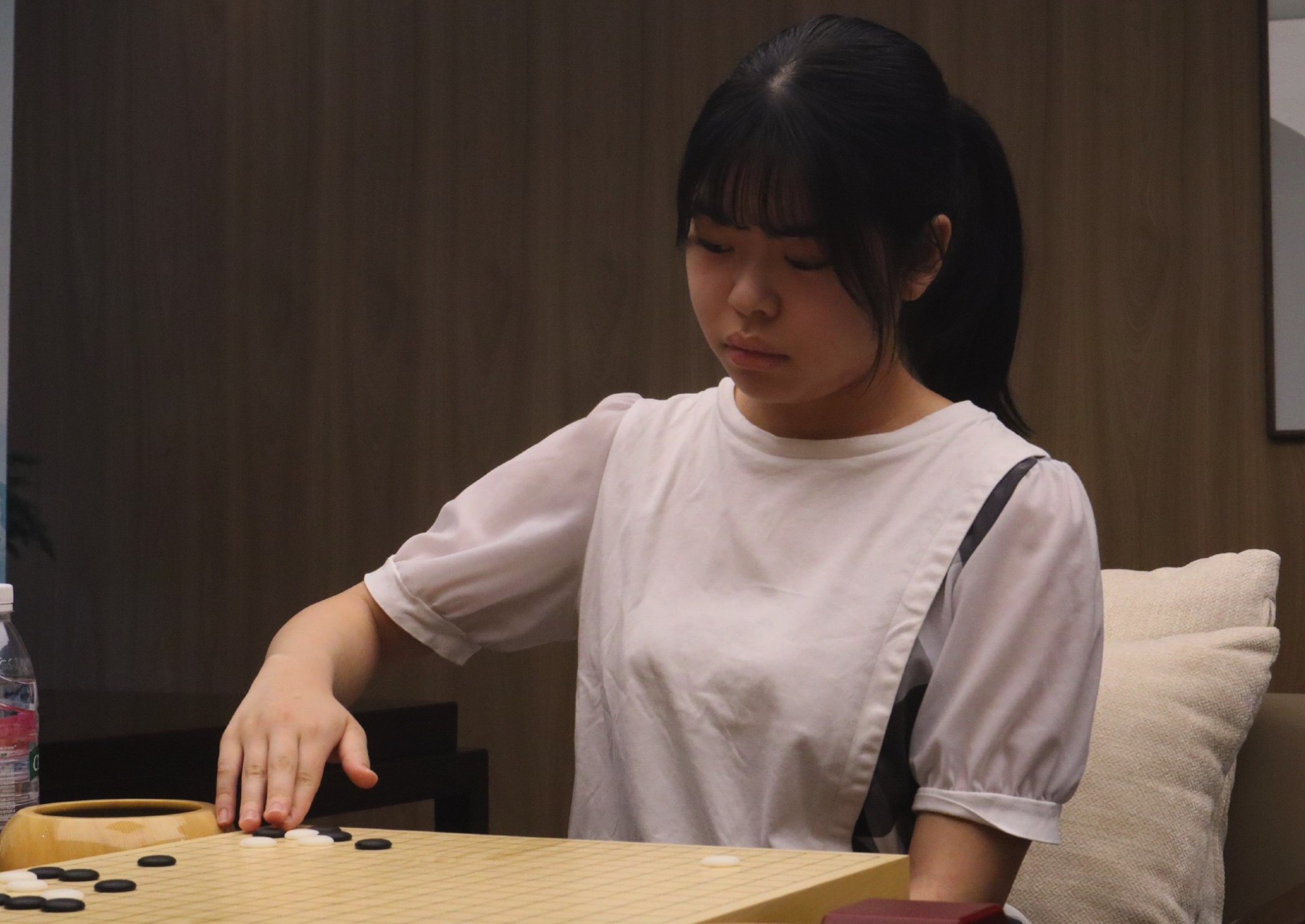 第9回天台山杯世界女子囲碁団体戦 呉依銘七段 vs 上野梨紗四段