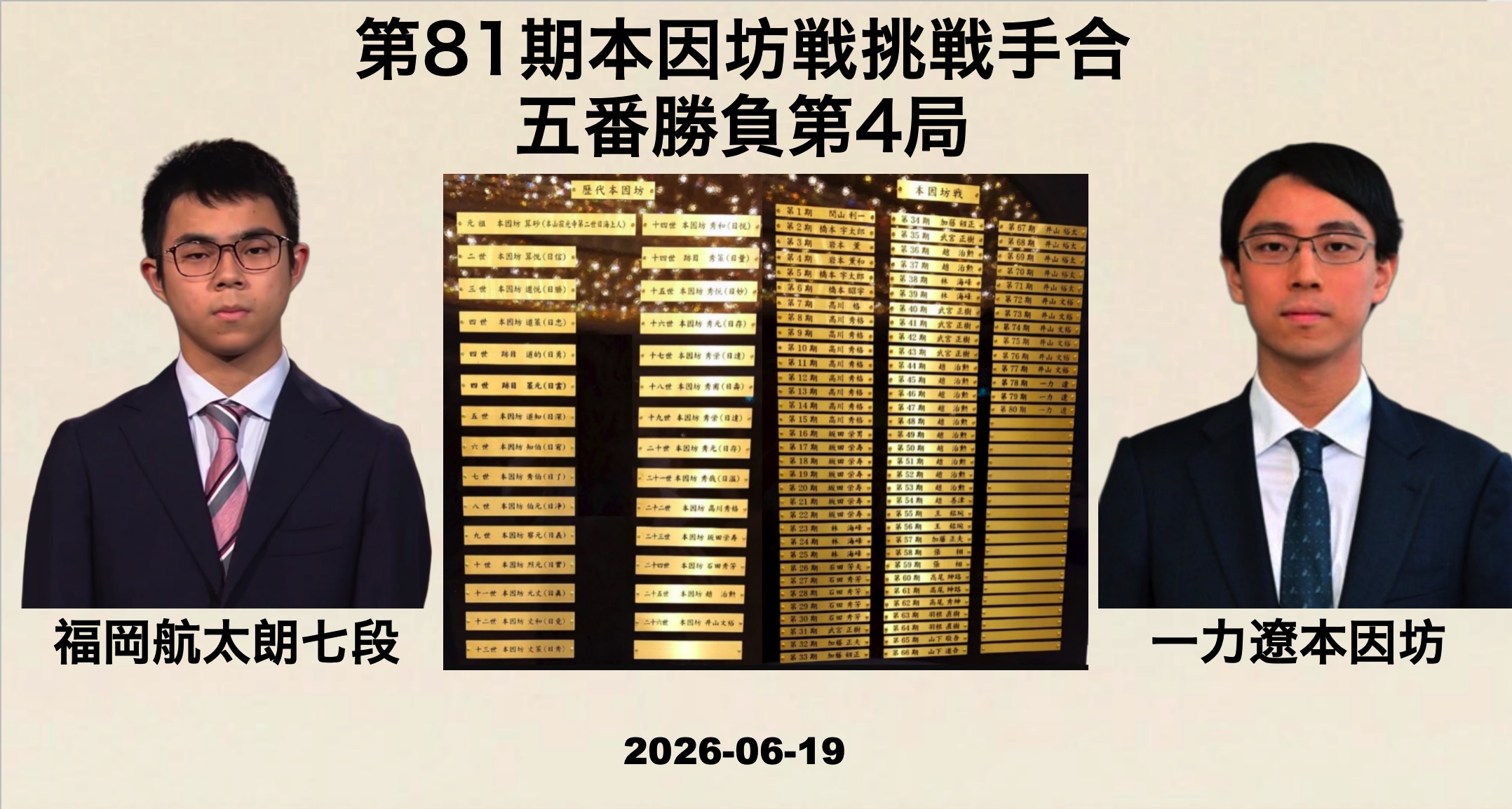 福岡航太朗七段が勝利、最終局へ