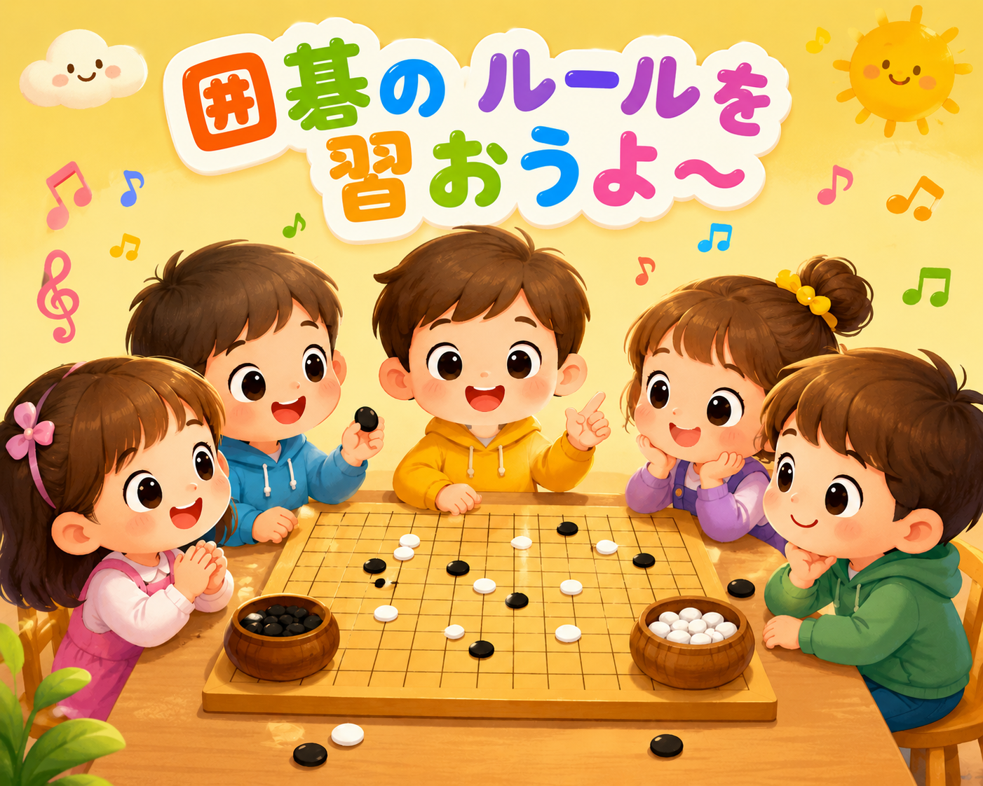オリジナル曲【囲碁のルールを習おうよ〜】